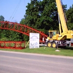 First half of archway framework